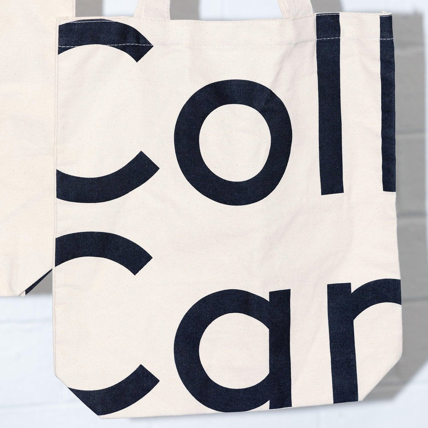Organic Cotton 'Big Logo' Tote Bag - Collective Canvas