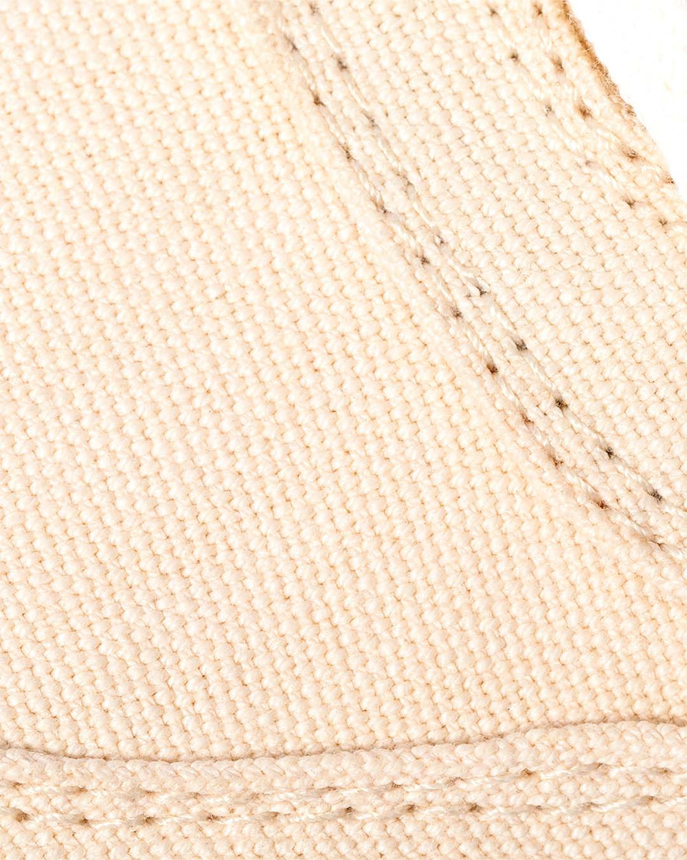 Close-up of organic cotton canvas