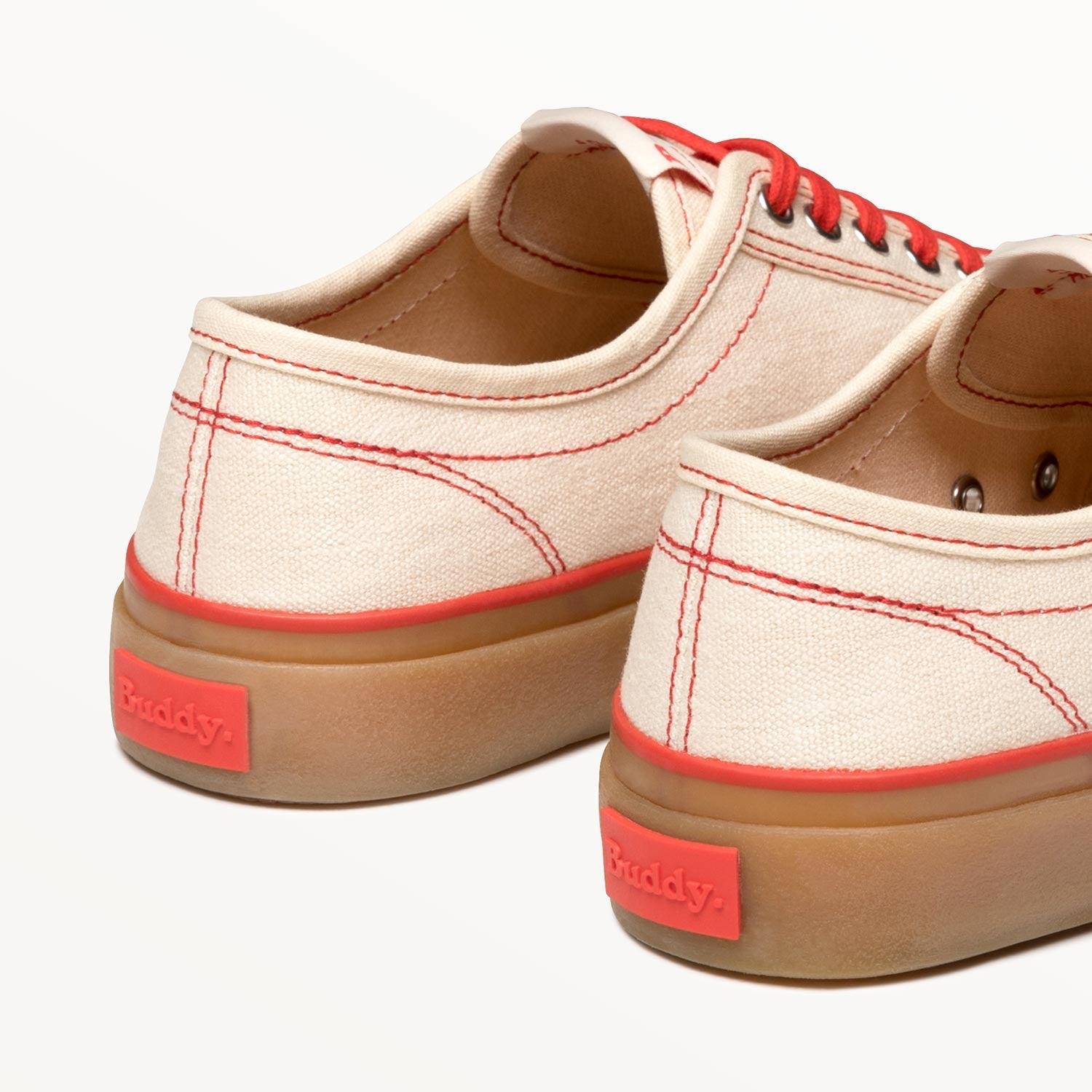 Buddy x CC Hemp Off White Red Collective Canvas