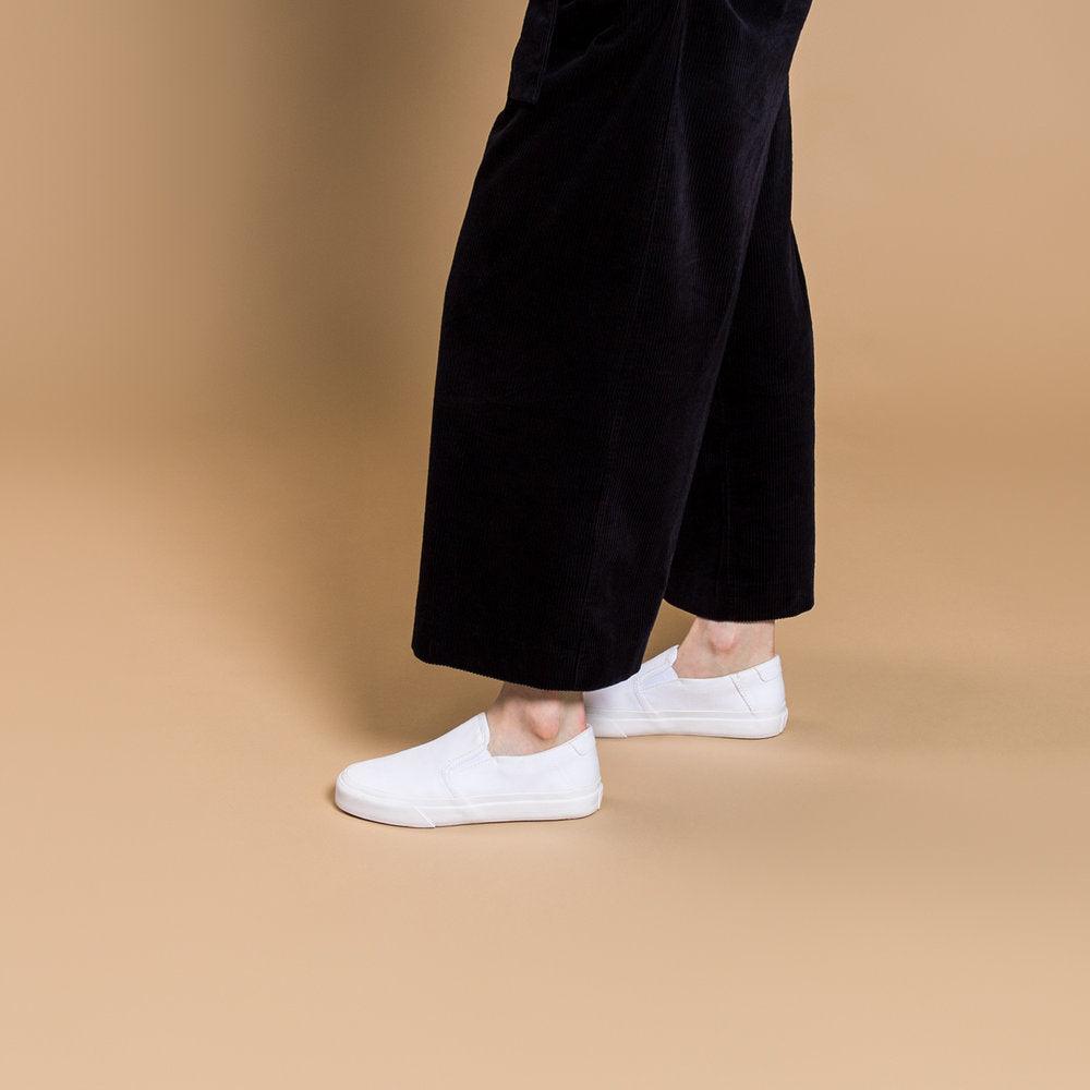 Slip-On White - Imperfects - Collective Canvas