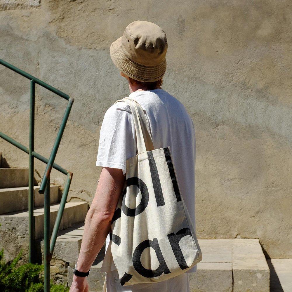 Organic Cotton 'Big Logo' Tote Bag - Collective Canvas